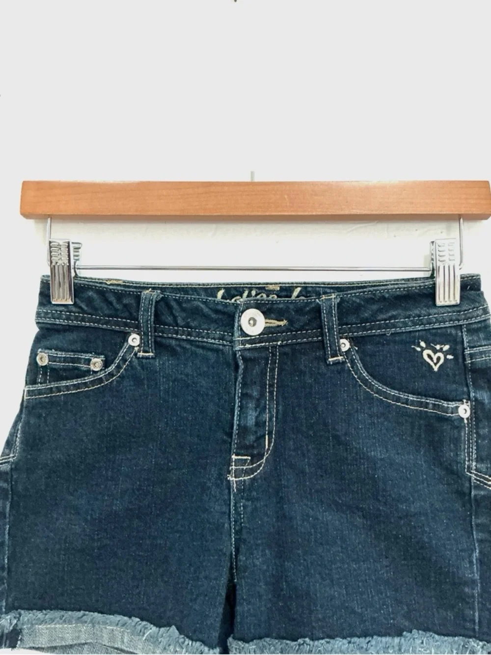 Dark Wash Denim Shorts Justice Girls Denim Dark Wash Blue Shorts 14S